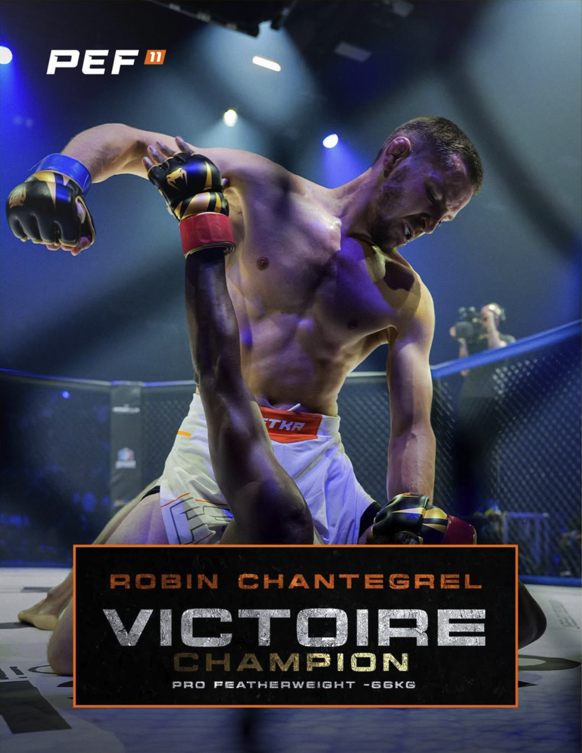 Robin Chantegrel s'impose par TKO au PEF 11
